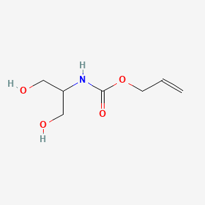 molecular formula C7H13NO4 B7940085 Allyl (1,3-dihydroxypropan-2-yl)carbamate 