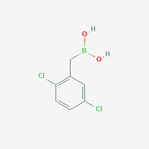 molecular formula C7H7BCl2O2 B7940142 [(2,5-Dichlorophenyl)methyl]boronic acid 