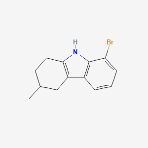 molecular formula C13H14BrN B7940189 8-bromo-3-methyl-2,3,4,9-tetrahydro-1H-carbazole 