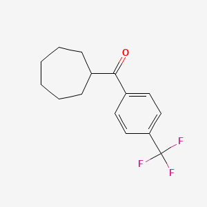4-(Trifluoromethyl)phenyl cycloheptyl ketone