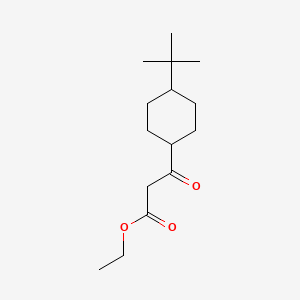 molecular formula C15H26O3 B7940358 Ethyl 3-(4-tert-butylcyclohexyl)-3-oxopropanoate 
