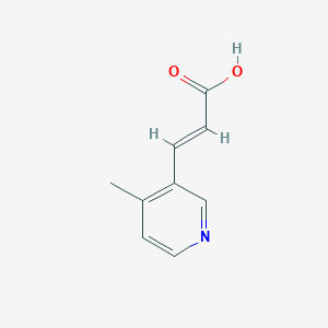 molecular formula C9H9NO2 B7940395 (2E)-3-(4-Methylpyridin-3-YL)prop-2-enoic acid 