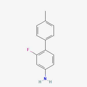 molecular formula C13H12FN B7940449 2-fluoro-4'-methyl-biphenyl-4-ylamine, AldrichCPR 