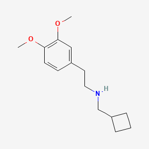 molecular formula C15H23NO2 B7940551 (Cyclobutylmethyl)[2-(3,4-dimethoxyphenyl)ethyl]amine 