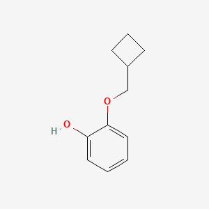 molecular formula C11H14O2 B7940622 2-(Cyclobutylmethoxy)phenol 