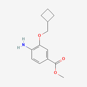 Methyl 4-amino-3-(cyclobutylmethoxy)benzoate