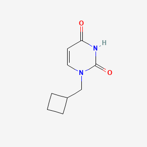 molecular formula C9H12N2O2 B7940637 1-(Cyclobutylmethyl)pyrimidine-2,4(1H,3H)-dione 