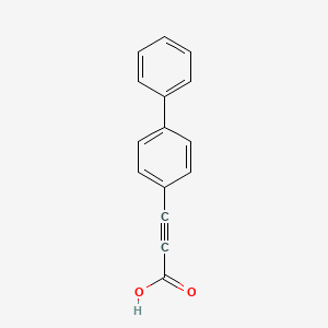molecular formula C15H10O2 B7940646 3-([1,1'-联苯]-4-基)丙炔酸 