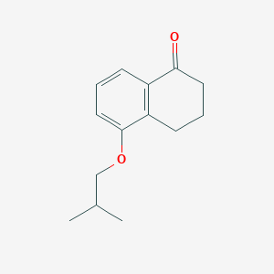 molecular formula C14H18O2 B7940653 5-(2-Methylpropoxy)-1,2,3,4-tetrahydronaphthalen-1-one 