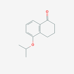 molecular formula C13H16O2 B7940675 5-(Propan-2-yloxy)-1,2,3,4-tetrahydronaphthalen-1-one 