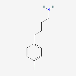molecular formula C10H14IN B7940711 4-Iodo-benzenebutanamine 