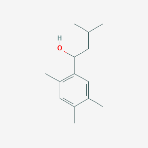 B079408 3-Methyl-1-(2,4,5-trimethylphenyl)butan-1-ol CAS No. 10425-87-3