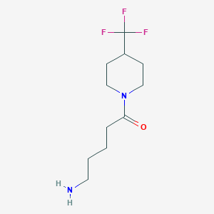 5-Amino-1-(4-(trifluoromethyl)piperidin-1-yl)pentan-1-one