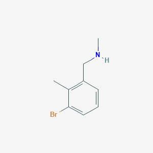 molecular formula C9H12BrN B7940872 [(3-Bromo-2-methylphenyl)methyl](methyl)amine 