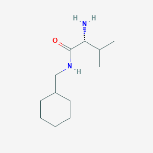 molecular formula C12H24N2O B7940880 N-(cyclohexylmethyl)-D-valinamide 