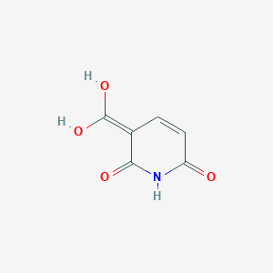 molecular formula C6H5NO4 B079409 2,6-Dihydroxynicotinic acid CAS No. 10357-91-2