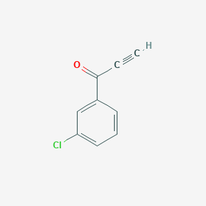 molecular formula C9H5ClO B7940927 1-(3-氯苯基)丙-2-炔-1-酮 