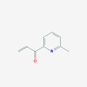 molecular formula C9H9NO B7940935 1-(6-Methylpyridin-2-yl)prop-2-en-1-one 