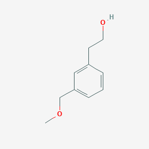 molecular formula C10H14O2 B7940953 2-(3-(Methoxymethyl)phenyl)ethan-1-ol 