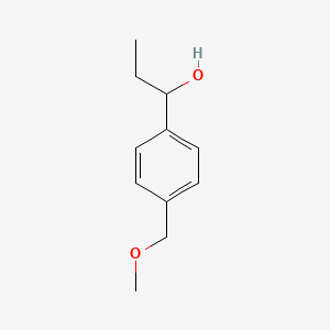 molecular formula C11H16O2 B7940969 1-(4-Methoxymethylphenyl)-1-propanol 