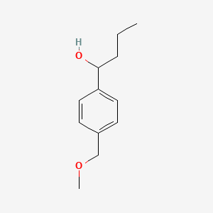 molecular formula C12H18O2 B7940976 1-(4-Methoxymethylphenyl)-1-butanol 
