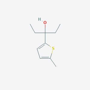 molecular formula C10H16OS B7940996 3-(5-Methyl-2-thienyl)-3-pentanol CAS No. 1443355-54-1