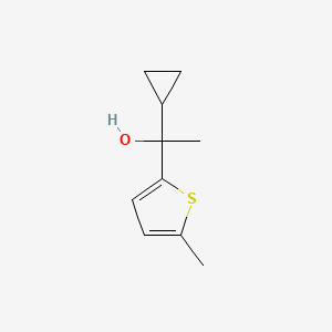 molecular formula C10H14OS B7941005 1-(5-Methyl-2-thienyl)-1-cyclopropyl ethanol 