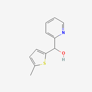 molecular formula C11H11NOS B7941019 5-Methyl-2-thienyl-(2-pyridyl)methanol 