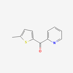 molecular formula C11H9NOS B7941027 (5-Methylthiophen-2-YL)(pyridin-2-YL)methanone 