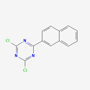molecular formula C13H7Cl2N3 B7941048 1,3,5-Triazine, 2,4-dichloro-6-(2-naphthalenyl)- 