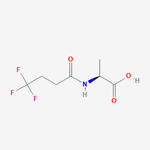(2S)-2-(4,4,4-Trifluorobutanoylamino)propanoic acid
