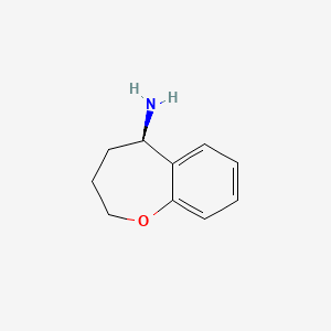 molecular formula C10H13NO B7941163 (R)-2,3,4,5-Tetrahydro-benzo[b]oxepin-5-ylamine 