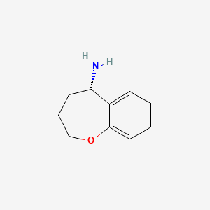 molecular formula C10H13NO B7941164 (S)-2,3,4,5-Tetrahydrobenzo[b]oxepin-5-amine 