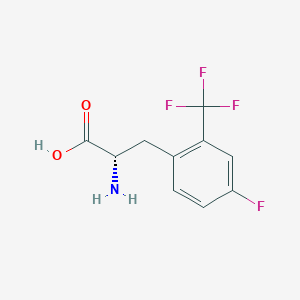 (2S)-2-amino-3-[4-fluoro-2-(trifluoromethyl)phenyl]propanoic acid