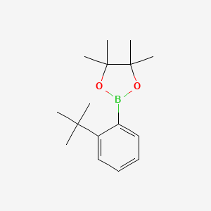 molecular formula C16H25BO2 B7941231 2-(2-Tert-butylphenyl)-4,4,5,5-tetramethyl-1,3,2-dioxaborolane 