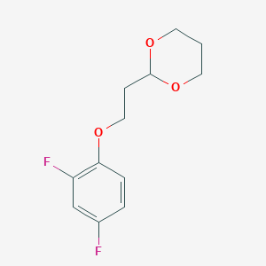 2-[2-(2,4-Difluoro-phenoxy)ethyl]-1,3-dioxane