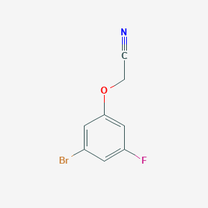 molecular formula C8H5BrFNO B7941378 2-(3-Bromo-5-fluoro-phenoxy)acetonitrile 