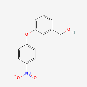 molecular formula C13H11NO4 B7941502 3-(4-Nitrophenoxy)-benzenemethanol 