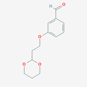 3-[2-(1,3-Dioxan-2-yl)ethoxy]benzaldehyde