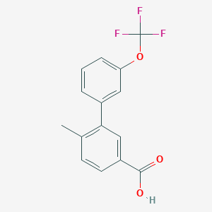 6-Methyl-3'-(trifluoromethoxy)biphenyl-3-carboxylic acid