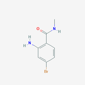 molecular formula C8H9BrN2O B7941595 2-氨基-4-溴-N-甲基苯甲酰胺 