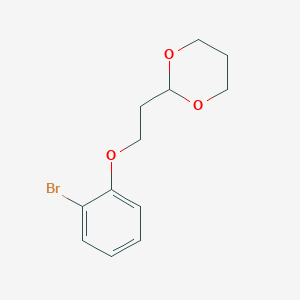 1-Bromo-2-[2-(1,3-dioxan-2-yl)ethoxy]benzene