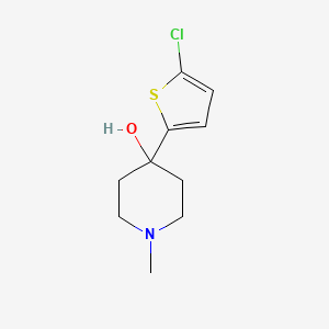 4-(5-Chlorothiophen-2-yl)-1-methylpiperidin-4-ol