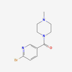 molecular formula C11H14BrN3O B7941747 (6-Bromopyridin-3-YL)(4-methylpiperazin-1-YL)methanone 