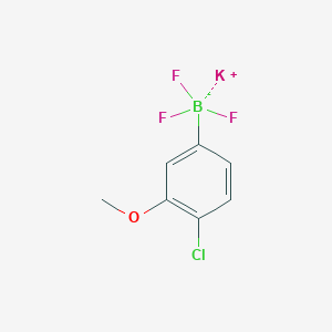 Potassium (4-chloro-3-methoxyphenyl)trifluoroboranuide