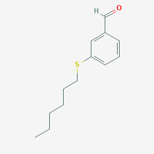 molecular formula C13H18OS B7941773 3-(n-Hexylthio)benzaldehyde CAS No. 1443335-28-1