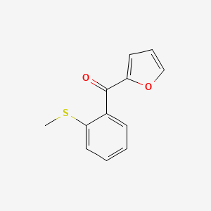molecular formula C12H10O2S B7941819 Furan-2-yl(2-(methylthio)phenyl)methanone 