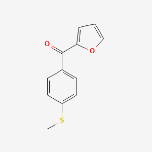 molecular formula C12H10O2S B7941823 Furan-2-yl(4-(methylthio)phenyl)methanone CAS No. 73242-06-5