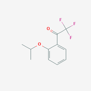 molecular formula C11H11F3O2 B7941829 2'-iso-Propoxy-2,2,2-trifluoroacetophenone 