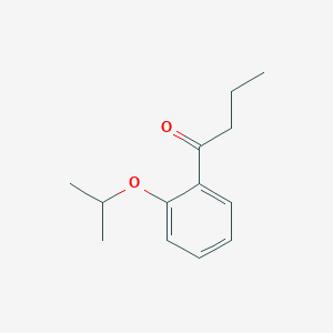 molecular formula C13H18O2 B7941874 2'-iso-Propoxybutyrophenone 